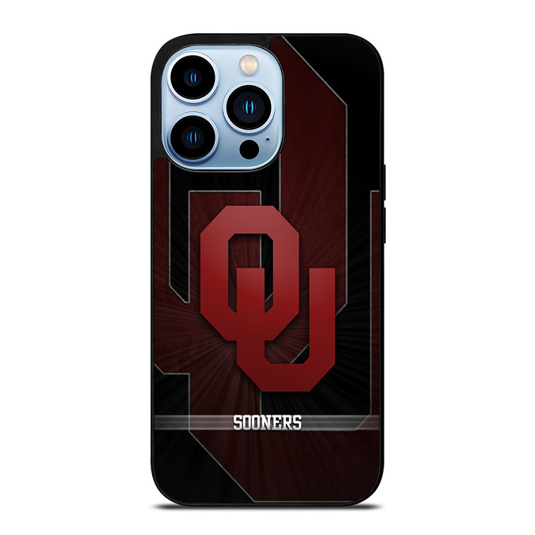 OKLAHOMA SOONERS BASKETBALL LOGO iPhone 13 Pro Max Case Cover