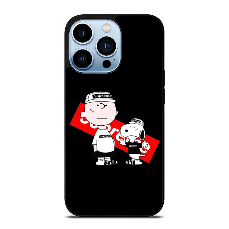 SUPREME SNOOPY AND CHARLIE BROWN iPhone 13 Pro Max Case Cover SUPREME SNOOPY AND CHARLIE BROWN iPhone 13 Pro Max Case Cover