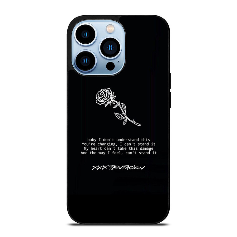 XXXTENTACION QUOTES LOGO iPhone 13 Pro Max Case Cover