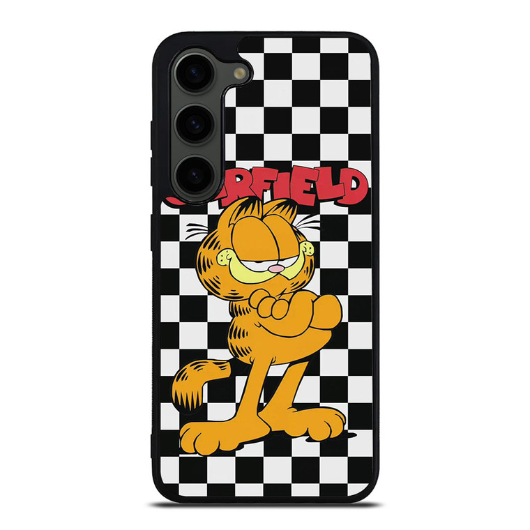 GARFIELD CAT CHECKERBOARD  Samsung Galaxy S23 Plus Case Cover