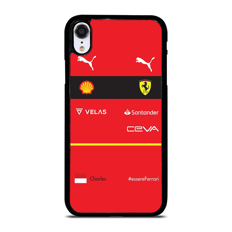 CHARLES LECRERC SCUDERIA FERRARI F1 KIT iPhone XR Case Cover