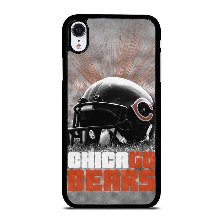 CHICAGO BEARS FOOTBALL NFL HELMET iPhone XR Case Cover