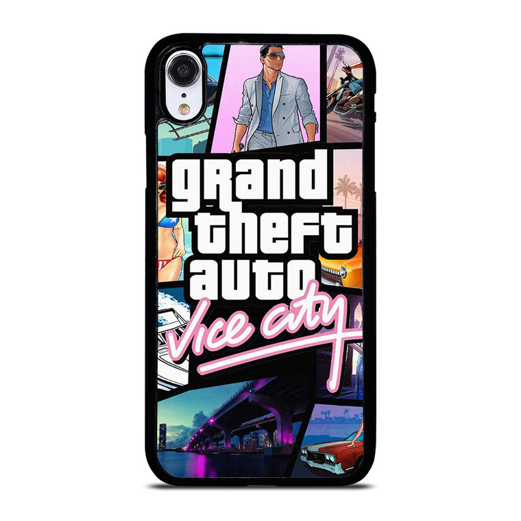 GTA GRAND THEFT AUTO VICE CITY POSTER iPhone XR Case Cover