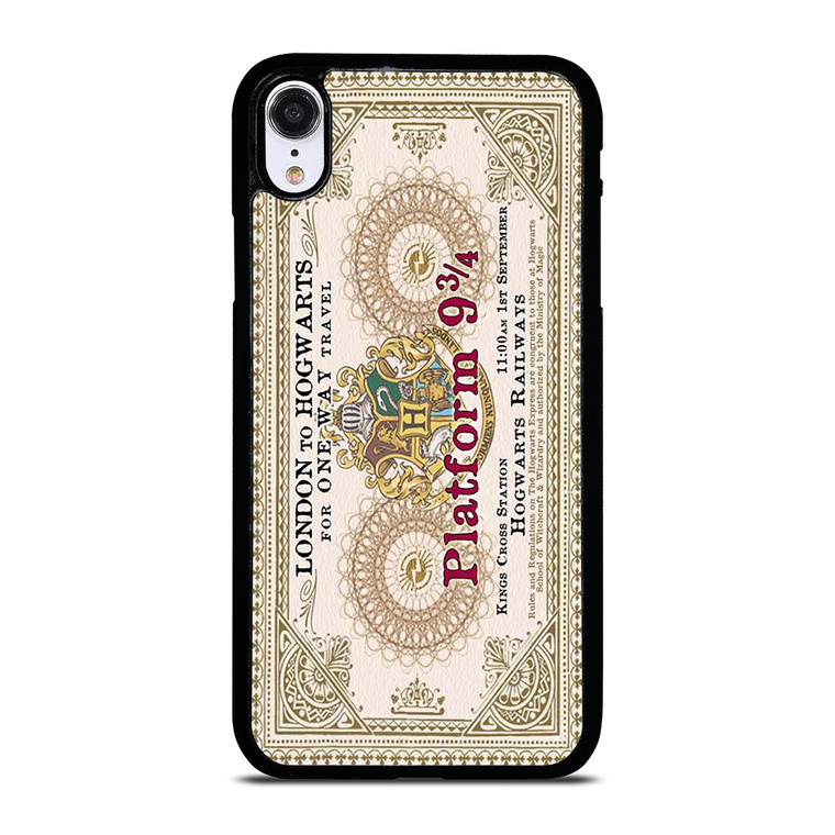 HARRY POTTER TICKETS PLATFORM NINE AND THREE QUARTERS iPhone XR Case Cover