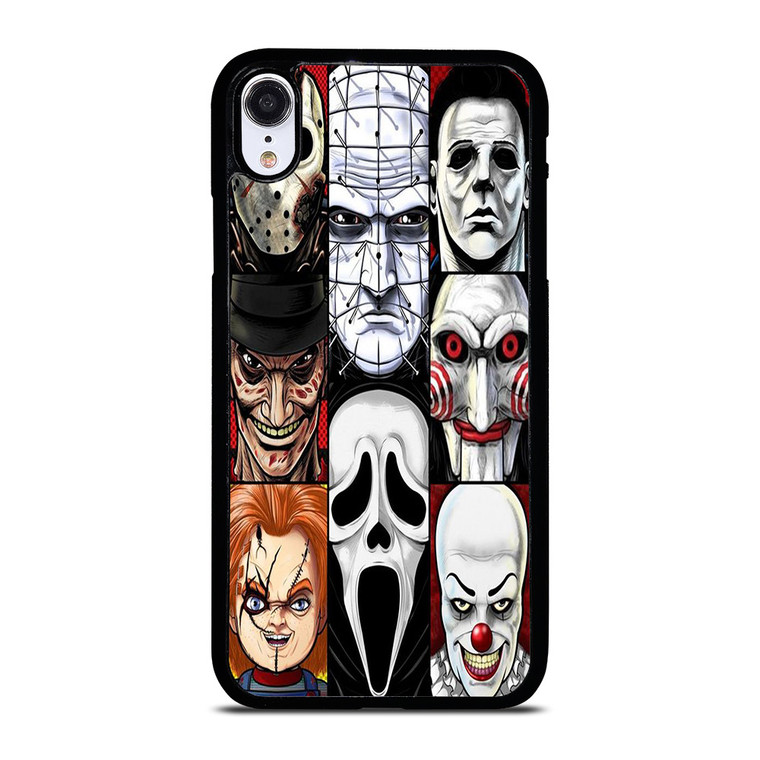 HORROR MOVIES CHARACTERS COLLAGE 2 iPhone XR Case Cover