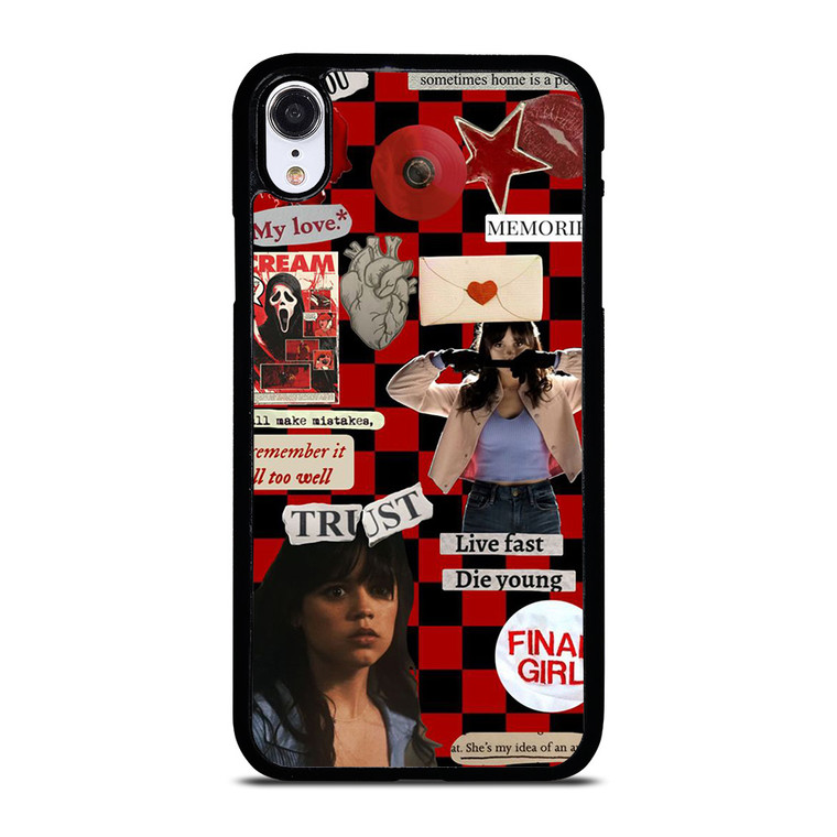 JENNA ORTEGA TARA CARPENTER SCREAM VI COLLAGE iPhone XR Case Cover