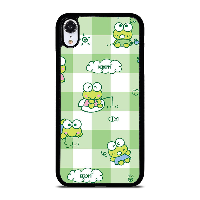 KEROPPI CARTOON TARTAN PATTERN iPhone XR Case Cover