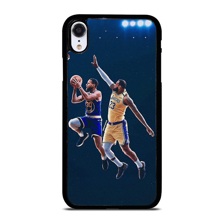 LEBRON JAMES STEPHEN CURRY BASKETBALL iPhone XR Case Cover