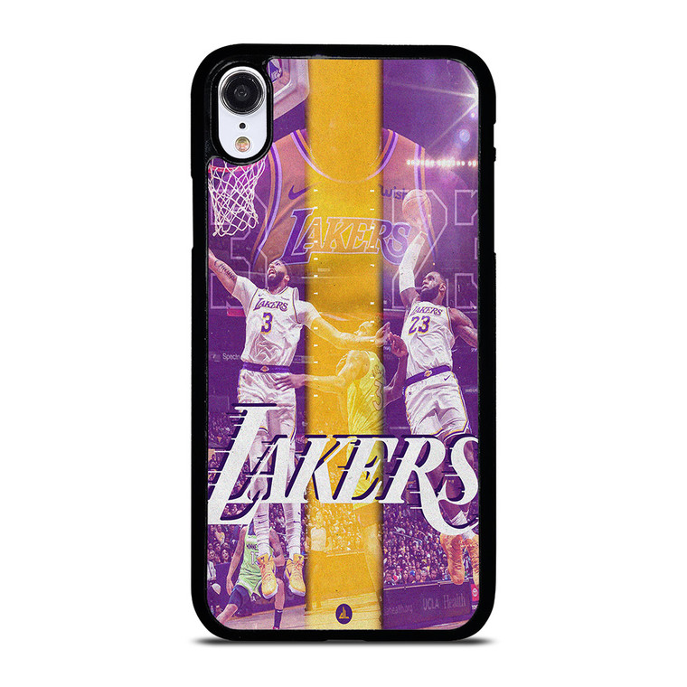 LEBRON JAMES X ANTHONY DAVIS LA LAKERS iPhone XR Case Cover