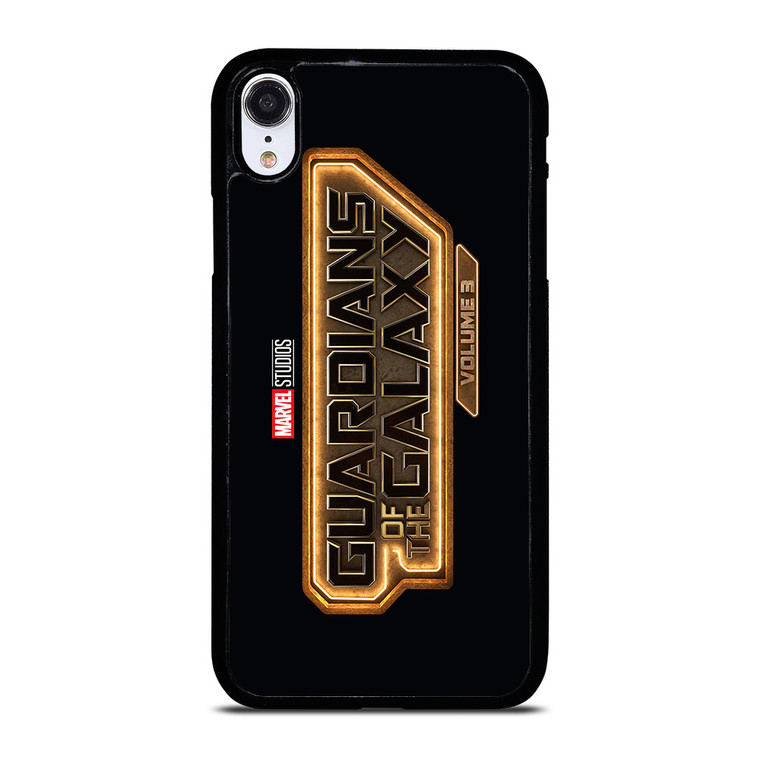MARVEL GUARDIANS OF THE GALAXY VOLUME 3 LOGO iPhone XR Case Cover