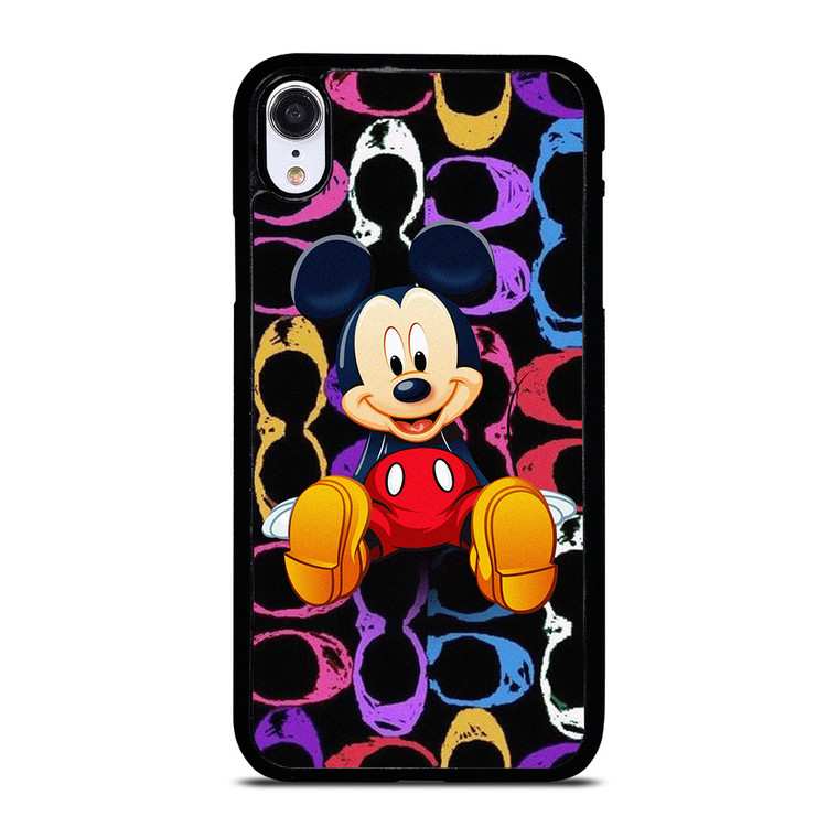 MICKEY MOUSE COACH NEW YORK CUTE iPhone XR Case Cover