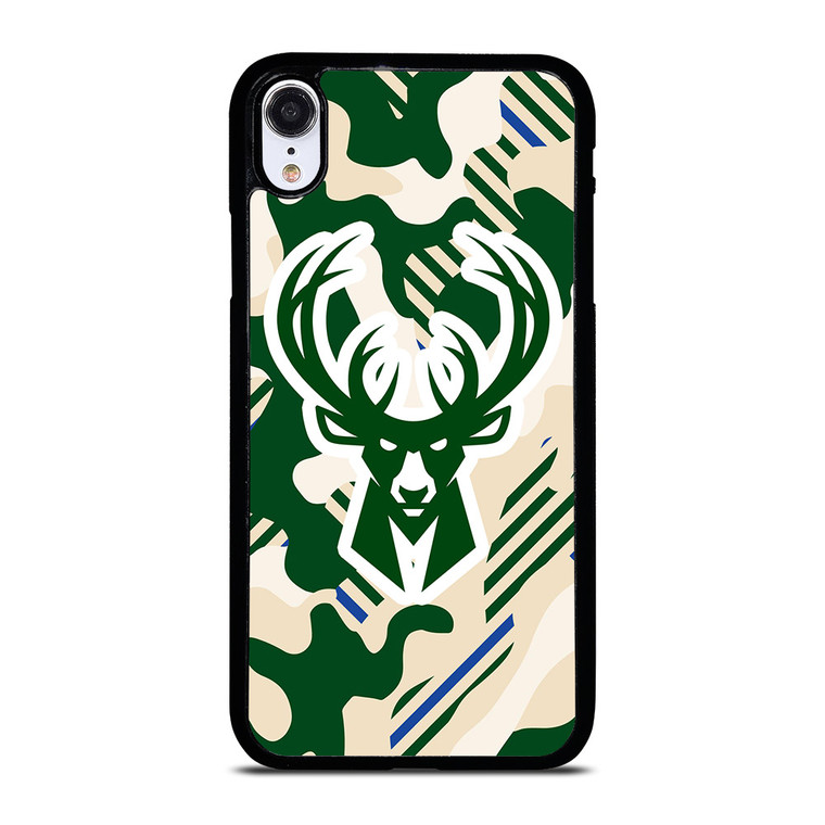 MILWAUKEE BUCKS SYMBOL PATTERN iPhone XR Case Cover