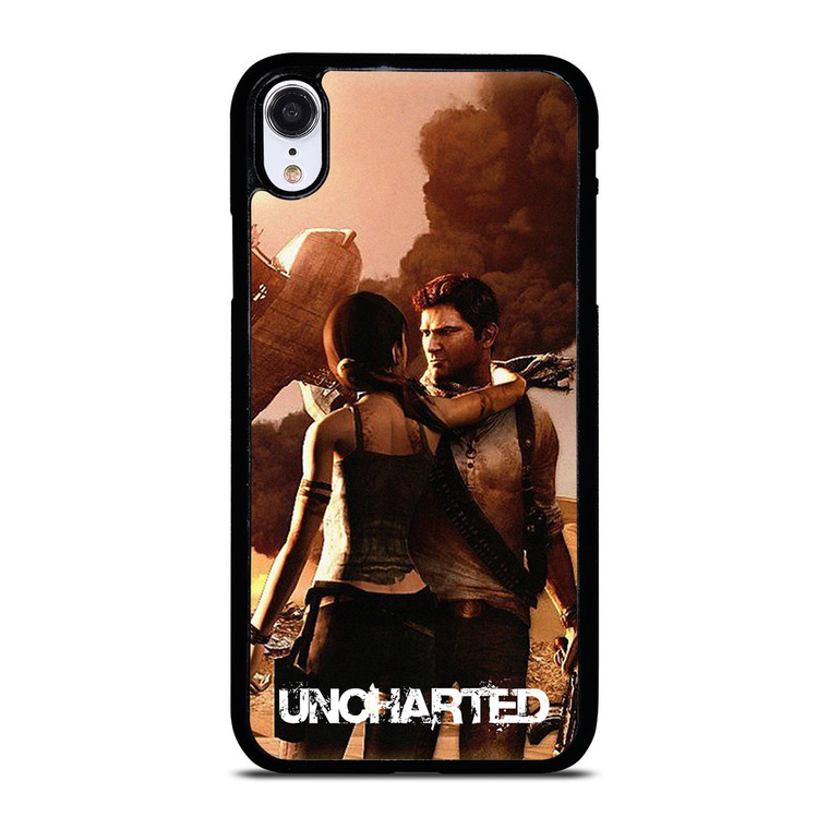 NATHAN DRAKE LARA CROFT UNCHARTED iPhone XR Case Cover NATHAN DRAKE LARA CROFT UNCHARTED iPhone XR Case Cover