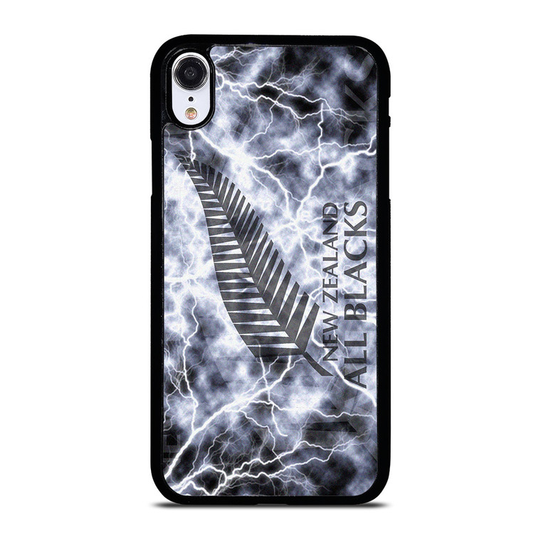 NEW ZEALAND ALL BLACK LIGHTNING LOGO iPhone XR Case Cover NEW ZEALAND ALL BLACK LIGHTNING LOGO iPhone XR Case Cover