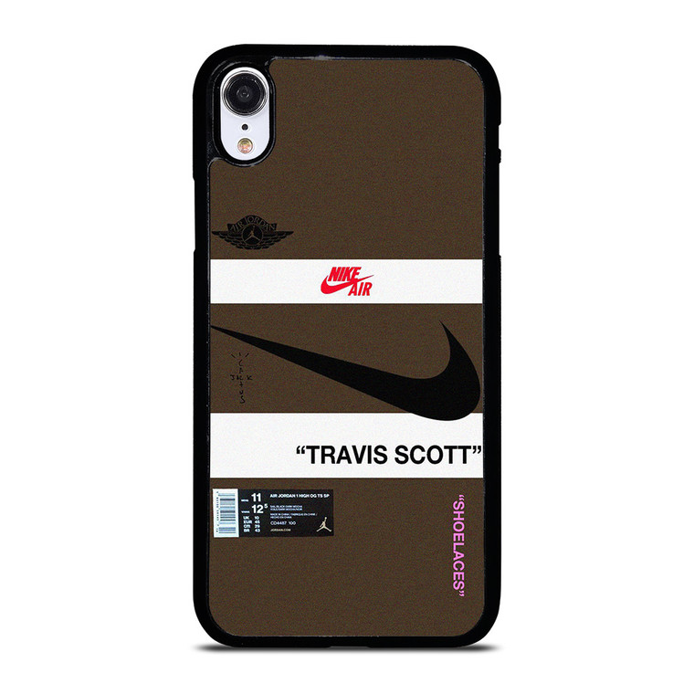 NIKE AIR TRAVIS SCOTT LOGO iPhone XR Case Cover