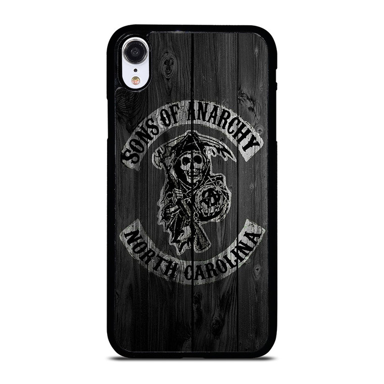 SONS OF ANARCHY NORTH CAROLINA WOOD LOGO iPhone XR Case Cover