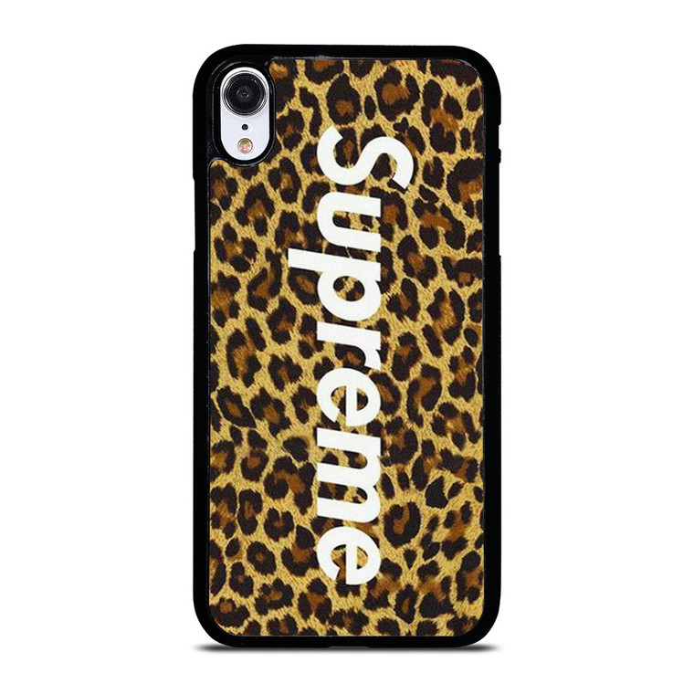 SUPREME LEOPARD SKIN iPhone XR Case Cover