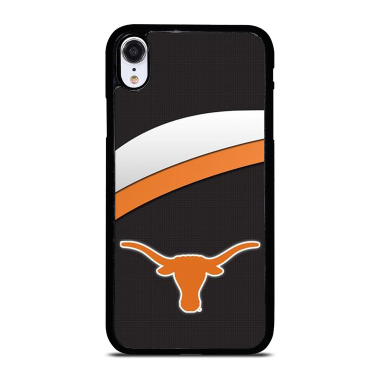 TEXAS LONGHORNS CARBON EMBLEM iPhone XR Case Cover TEXAS LONGHORNS CARBON EMBLEM iPhone XR Case Cover