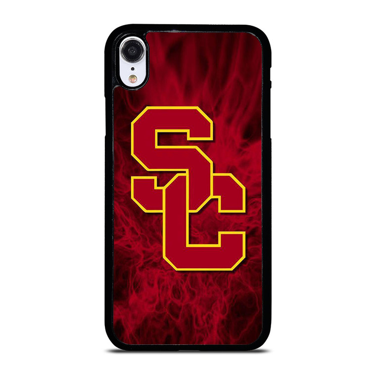 USC TROJANS RED SMOKED LOGO iPhone XR Case Cover USC TROJANS RED SMOKED LOGO iPhone XR Case Cover