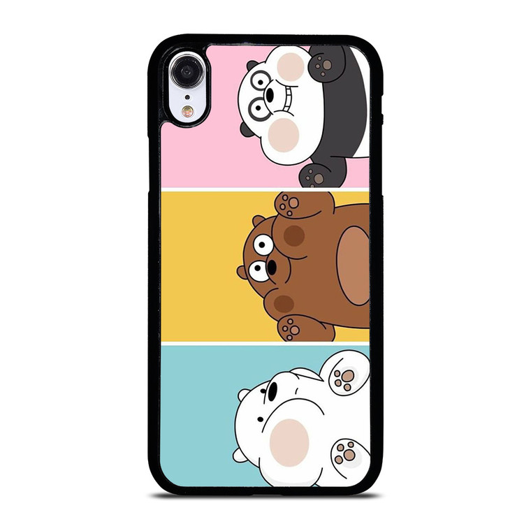WE BARE BEARS CUTE COLLAGE iPhone XR Case Cover