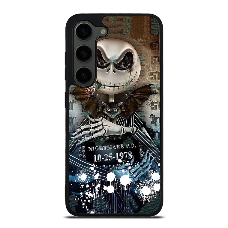 JACK SKELLINGTON NIGHTMARE BEFORE CHRISTMAS MUGSHOT  Samsung Galaxy S23 Plus Case Cover