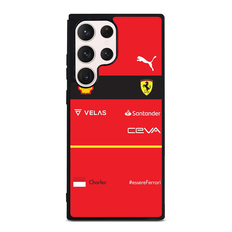 CHARLES LECRERC SCUDERIA FERRARI F1 KIT Samsung Galaxy S23 Ultra Case Cover