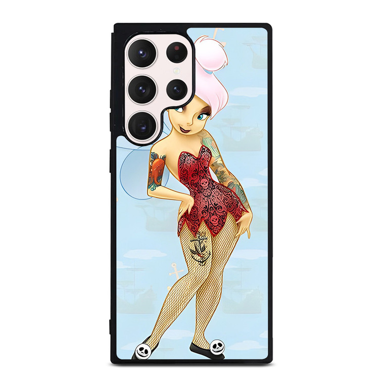 DISNEY TINKERBELL GOTHIC TATOOED CARTOON Samsung Galaxy S23 Ultra Case Cover