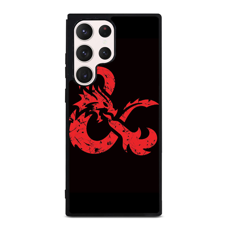 DUNGEONS AND DRAGONS LOGO BLACK Samsung Galaxy S23 Ultra Case Cover