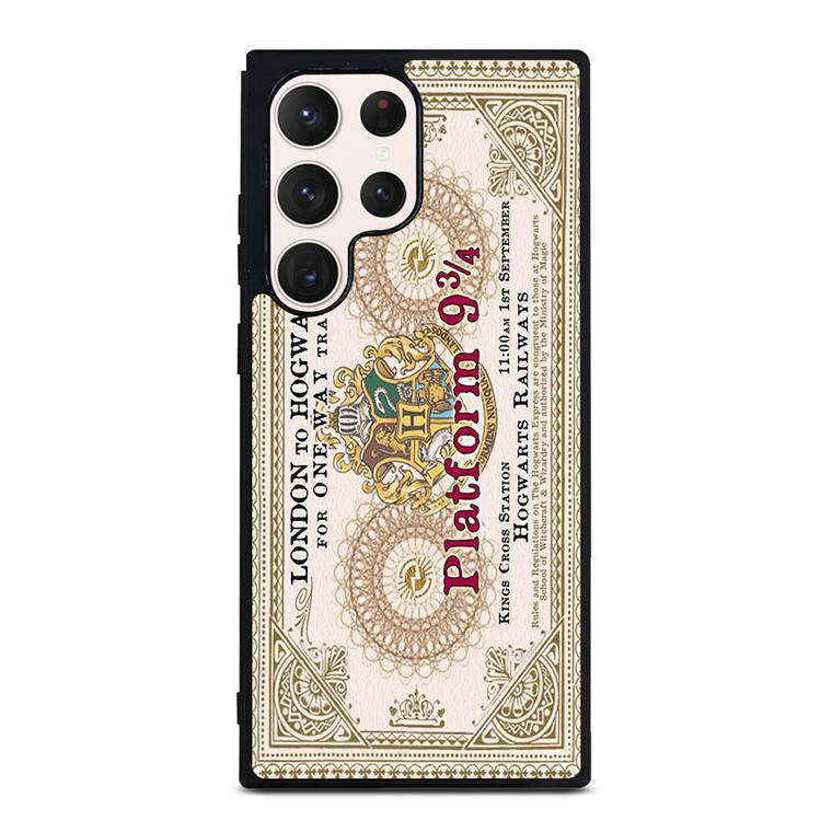 HARRY POTTER TICKETS PLATFORM NINE AND THREE QUARTERS Samsung Galaxy S23 Ultra Case Cover