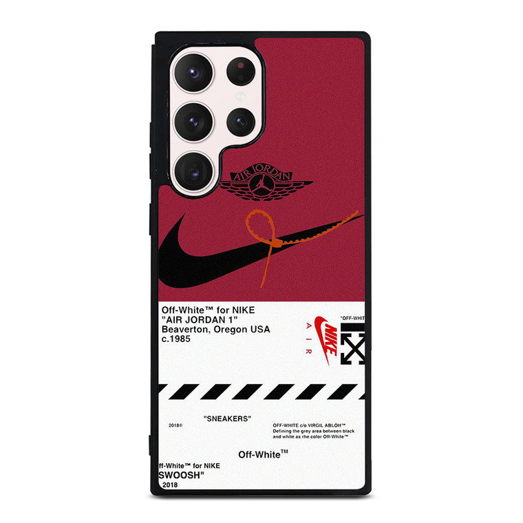 NIKE SWOOSH AIR JORDAN OFF WHITE Samsung Galaxy S23 Ultra Case Cover