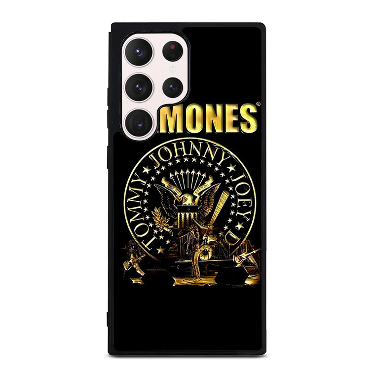 RAMONES ROCK BAND GOLD LOGO Samsung Galaxy S23 Ultra Case Cover