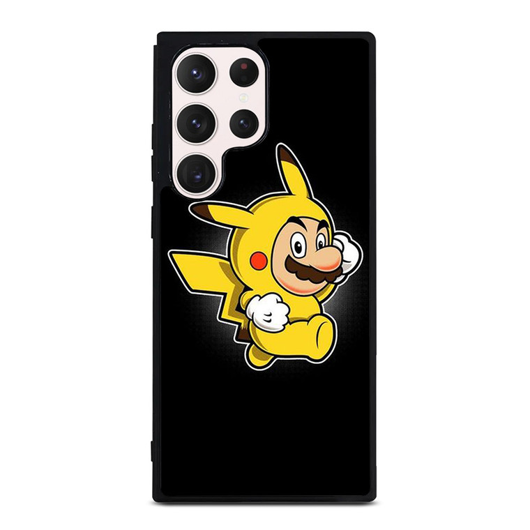 SUPER MARIO BROS X PIKACHU POKEMON Samsung Galaxy S23 Ultra Case Cover