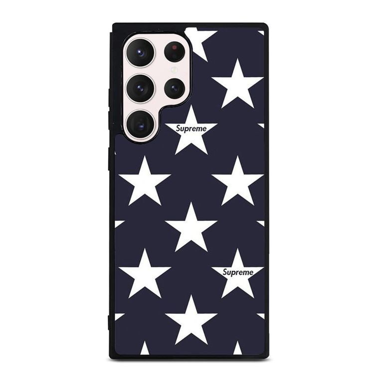 SUPREME STARS PATTERN Samsung Galaxy S23 Ultra Case Cover