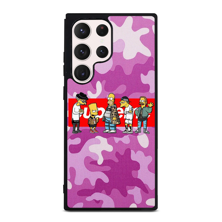 SUPREME THE SIMPSONS CAMO PURPLE Samsung Galaxy S23 Ultra Case Cover SUPREME THE SIMPSONS CAMO PURPLE Samsung Galaxy S23 Ultra Case Cover
