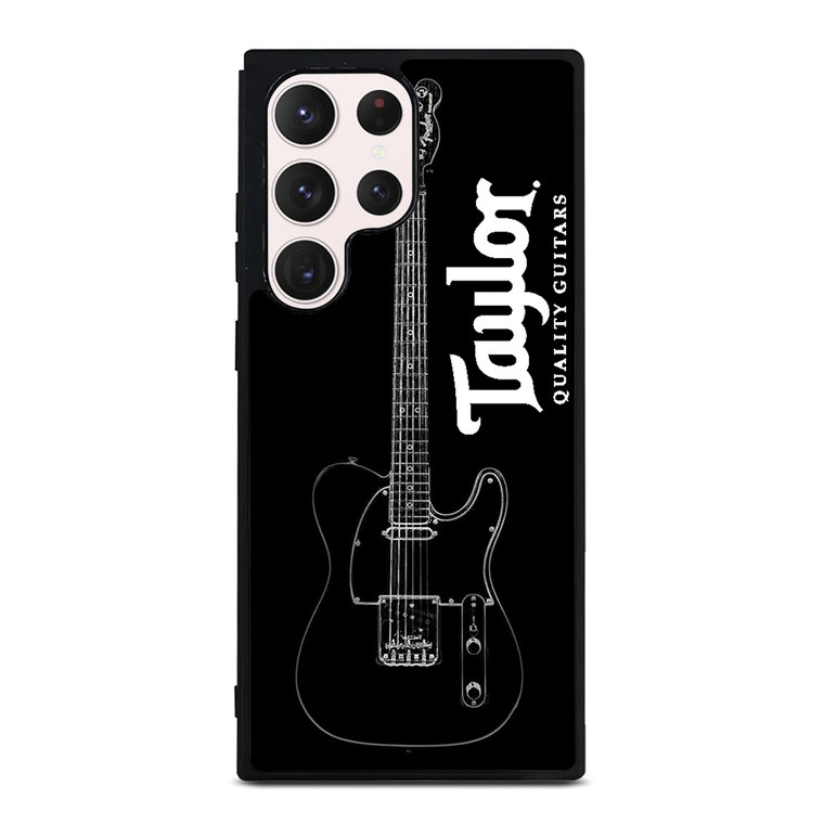 TAYLOR GUITARS BLACK LOGO Samsung Galaxy S23 Ultra Case Cover TAYLOR GUITARS BLACK LOGO Samsung Galaxy S23 Ultra Case Cover