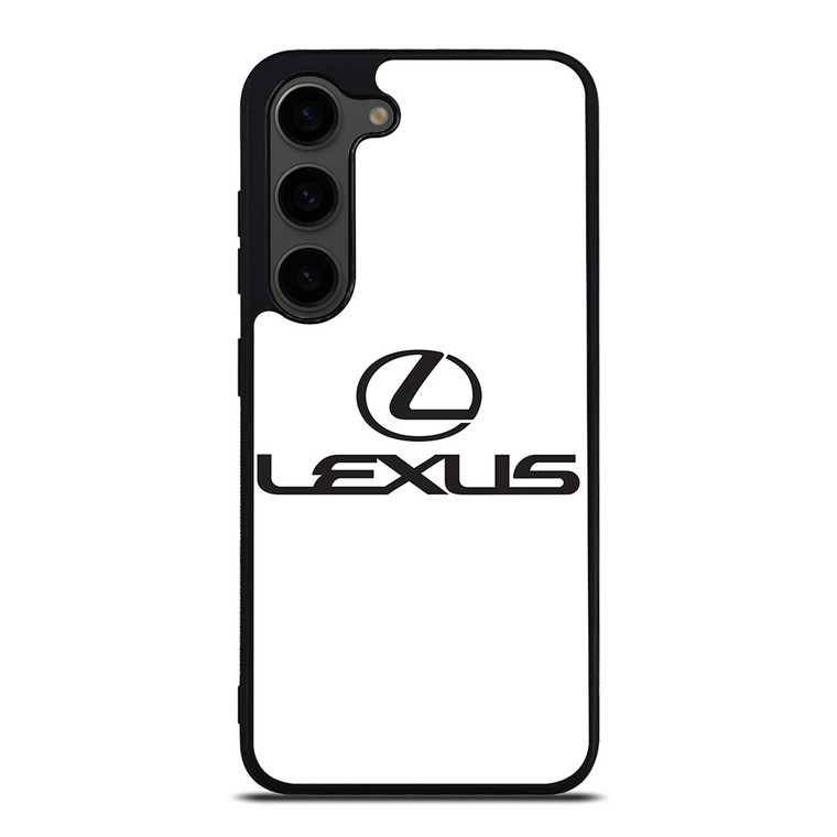 LEXUS WHITE LOGO  Samsung Galaxy S23 Plus Case Cover LEXUS WHITE LOGO  Samsung Galaxy S23 Plus Case Cover