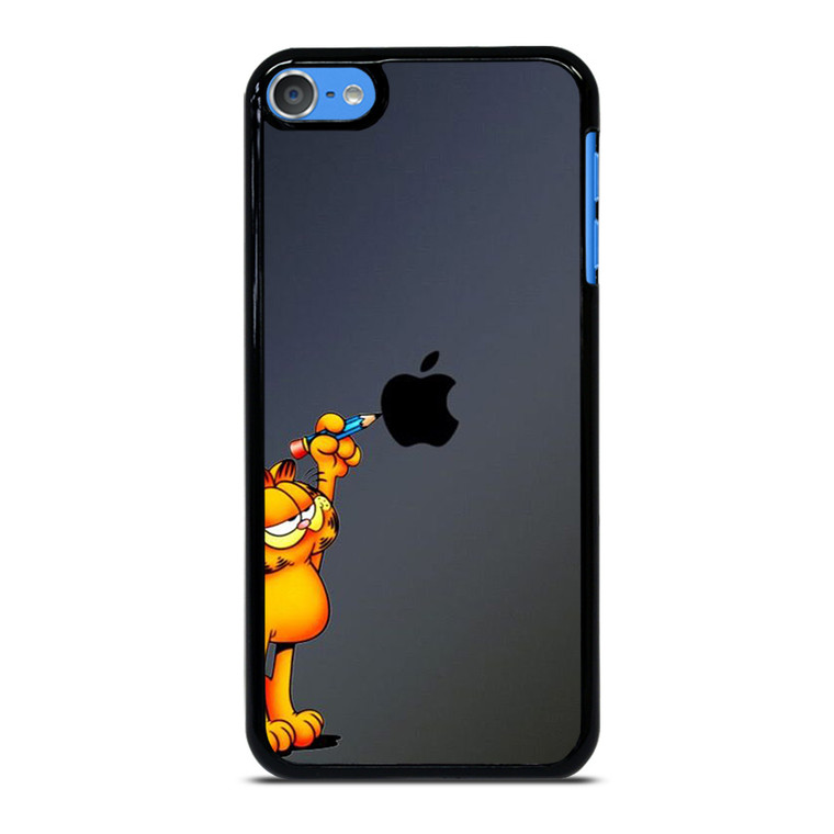 GARFIELD CAT APPLE LOGO iPod 7 Case Cover