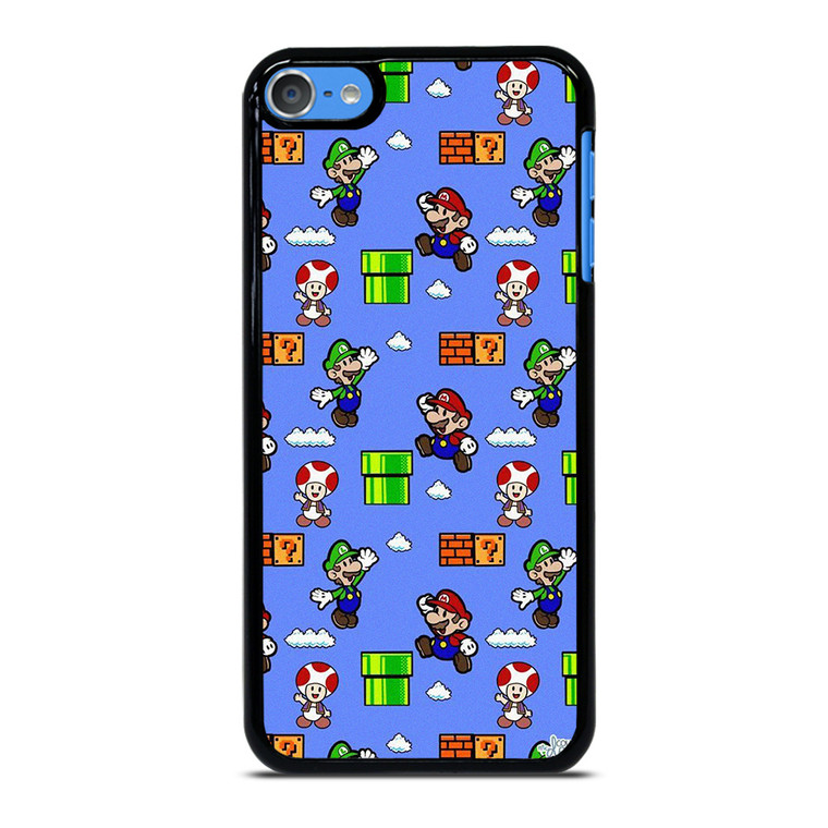 MARIO BROS LUIGI TOAD CUTE PATTERN iPod 7 Case Cover