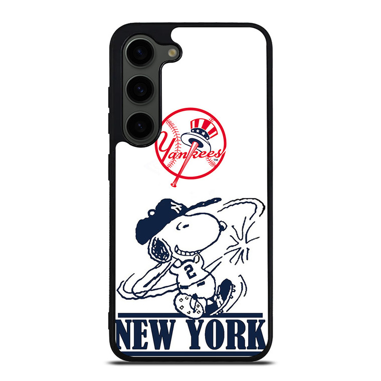 NEW YORK YANKEES SNOOPY BADGE  Samsung Galaxy S23 Plus Case Cover