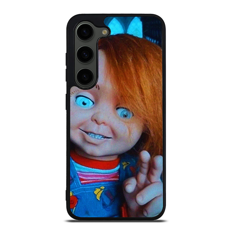 CHUCKY DOLL PEACE FINGER Samsung Galaxy S23 Plus Case Cover