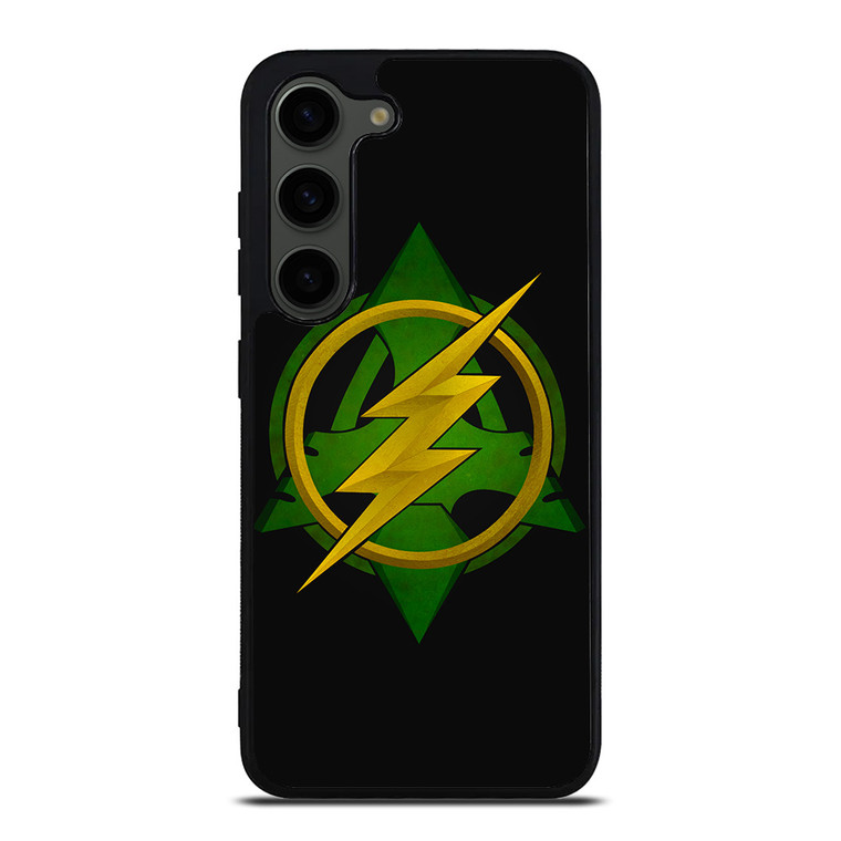 GREEN ARROW THE FLASH LOGO Samsung Galaxy S23 Plus Case Cover