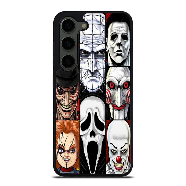 HORROR MOVIES CHARACTERS COLLAGE 2 Samsung Galaxy S23 Plus Case Cover