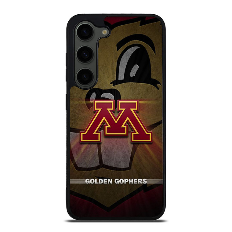 MINNESOTA GOLDEN GOPHERS METAL LOGO Samsung Galaxy S23 Plus Case Cover