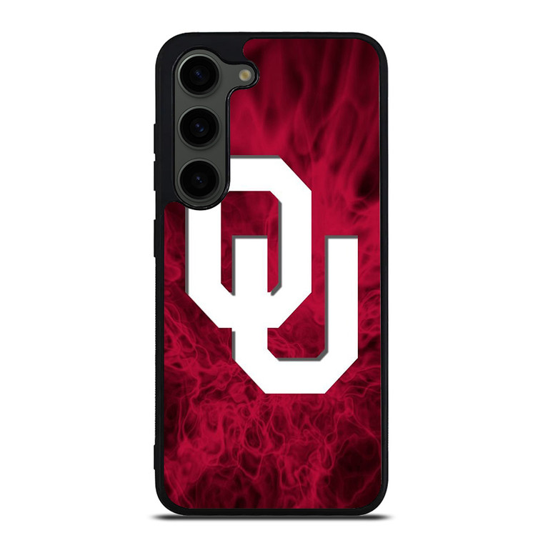 OKLAHOMA SOONERS SMOKED LOGO Samsung Galaxy S23 Plus Case Cover
