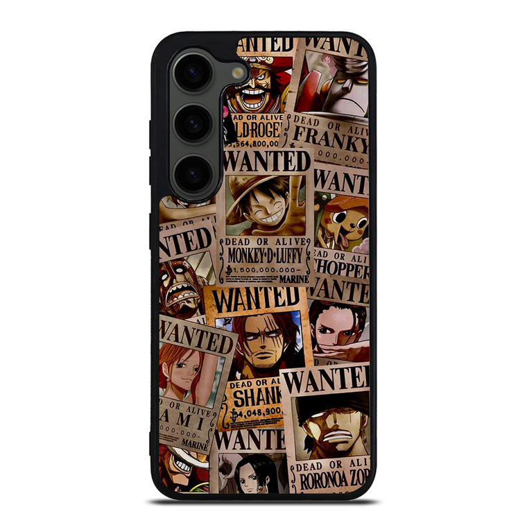 ONE PIECE WANTED POSTER COLLECTION Samsung Galaxy S23 Plus Case Cover ONE PIECE WANTED POSTER COLLECTION Samsung Galaxy S23 Plus Case Cover
