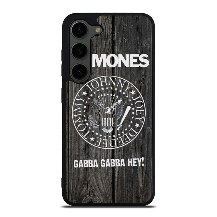 RAMONES BAND WOOD BADGE Samsung Galaxy S23 Plus Case Cover