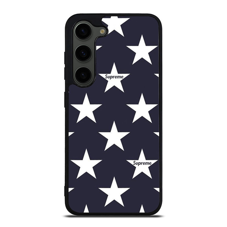 SUPREME STARS PATTERN Samsung Galaxy S23 Plus Case Cover