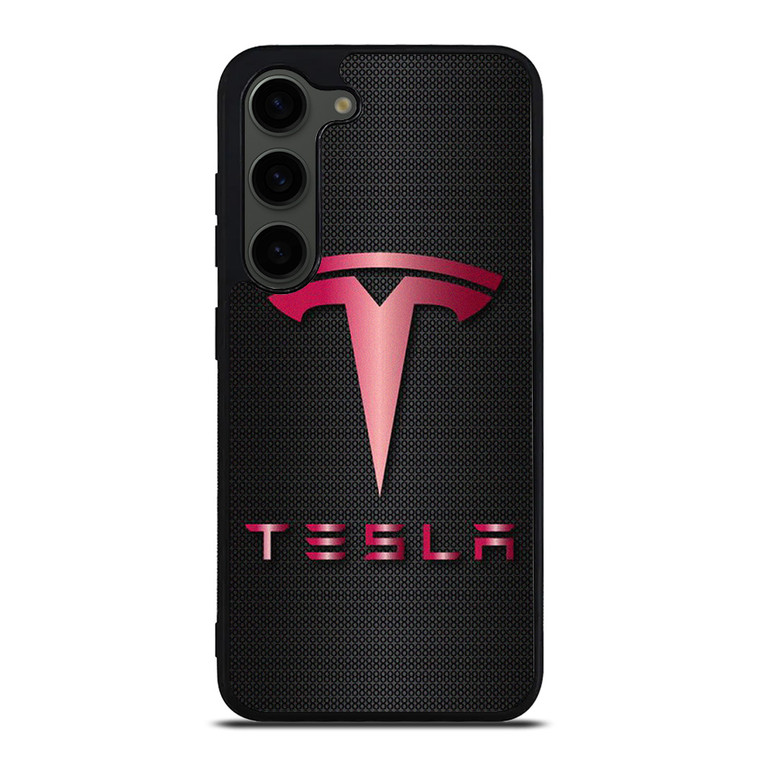 TESLA PINK CARBON Samsung Galaxy S23 Plus Case Cover