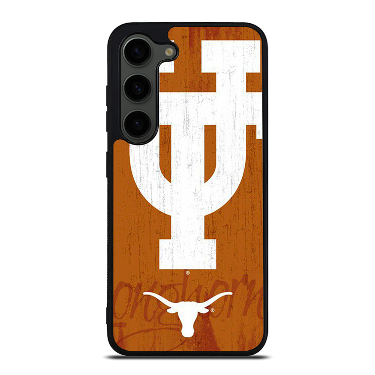 TEXAS LONGHORNS RUSTY SYMBOL Samsung Galaxy S23 Plus Case Cover