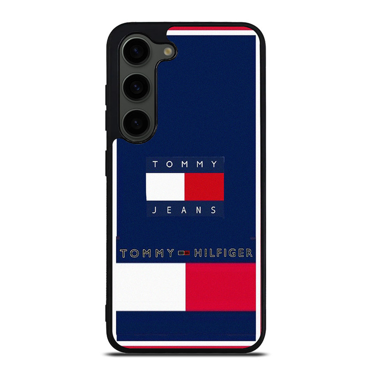 TOMMY HILFIGER JEANS LOGO Samsung Galaxy S23 Plus Case Cover TOMMY HILFIGER JEANS LOGO Samsung Galaxy S23 Plus Case Cover
